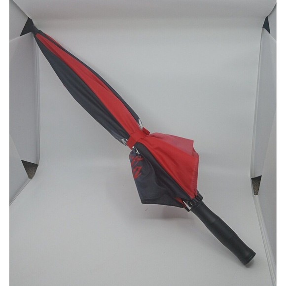 Vintage Coca Cola Jack Daniel's Beach Picnic Umbrella Coke Red White RARE - Picture 1 of 4